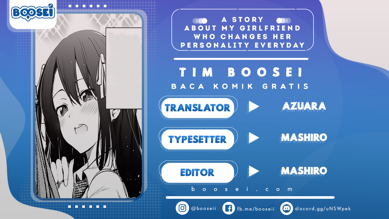 Baca Komik A Story About My Girlfriend Changing Her Personalities Everyday Chapter 1.2 Gambar 1