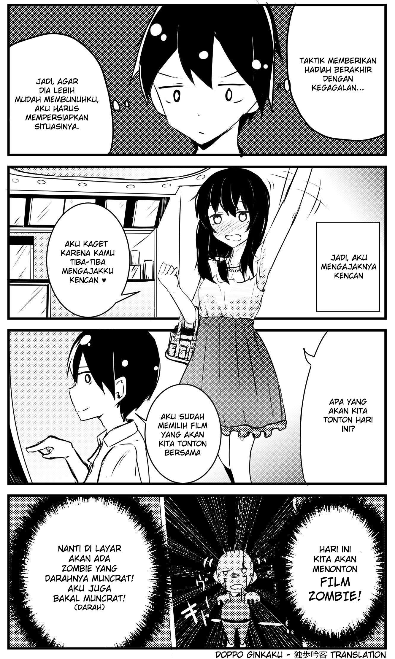 Baca Komik A Story About Wanting To Commit Suicide, But It’s Scary So I Find A Yandere Girl To Kill Me, But It Doesn’t Work Chapter 12 Gambar 1