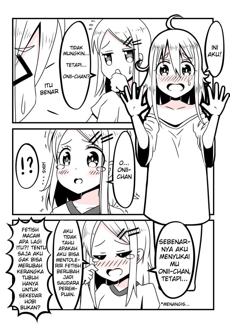 Baca A Story in Which an Older Brother Becomes a Little Sister Chapter 2 Gambar 2