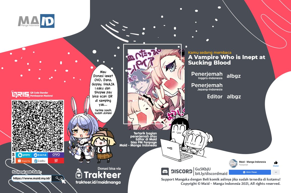 Baca Komik A Vampire Who is Inept at Sucking Blood Chapter 3 Gambar 1