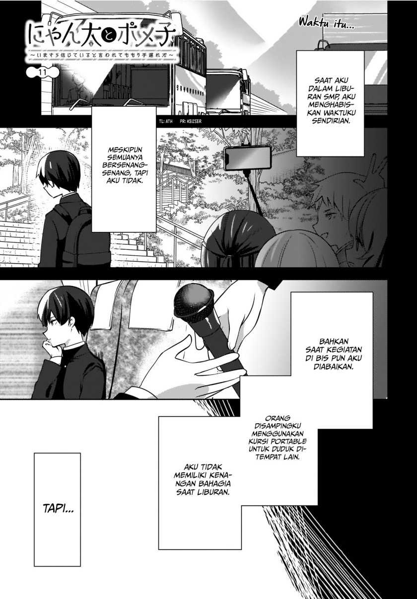 Baca Nyanta to Pomeko “Imasara Shinjite Iru to Iwarete mo Mou Teokureda” Chapter 11 Gambar 2