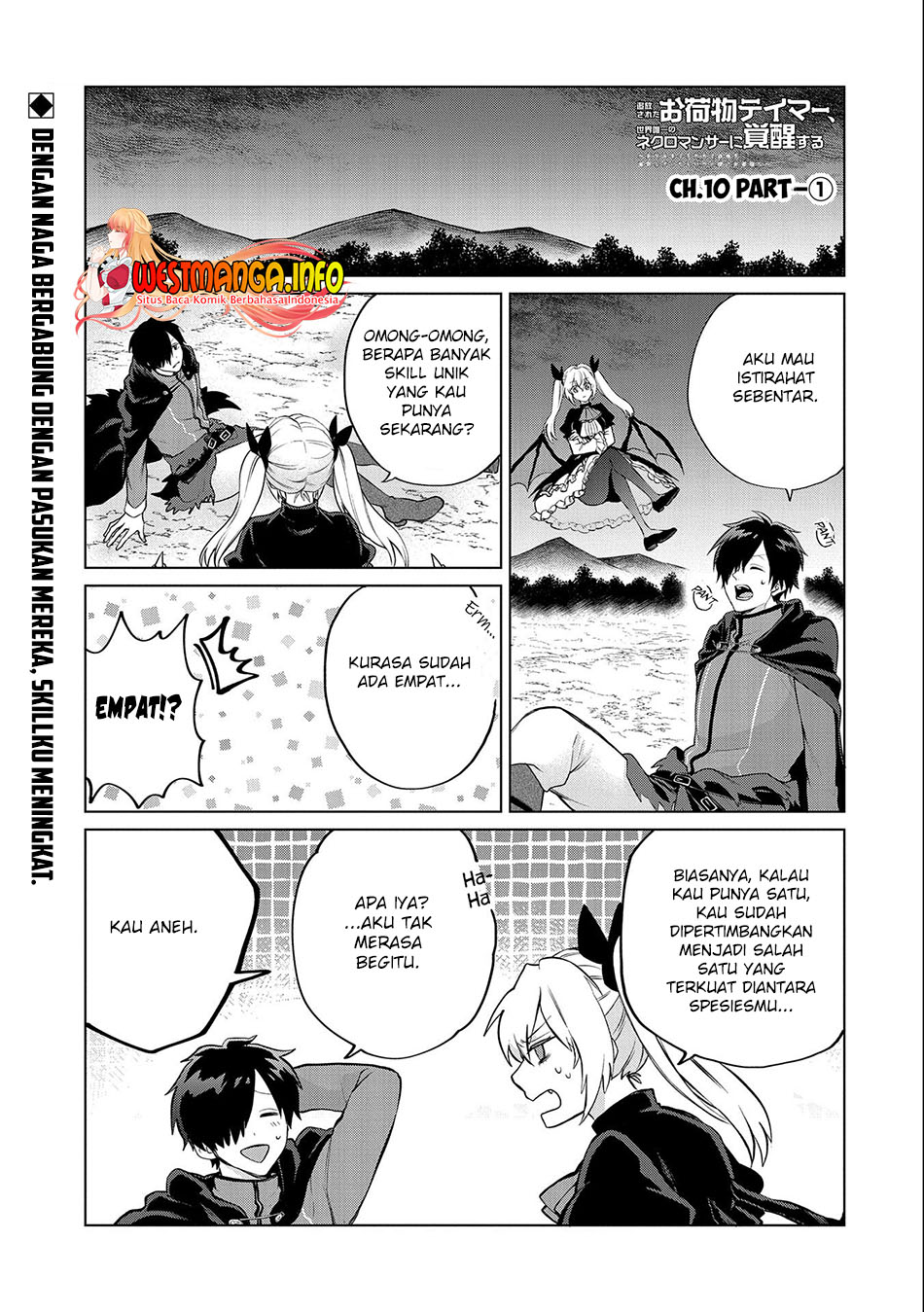 Baca Tsuihou Sareta Onimotsu Tamer, Sekai Yuiitsu No Necromancer Ni Kakusei Suru: Ariamaru Sono Chikara D Chapter 10.1 Gambar 2