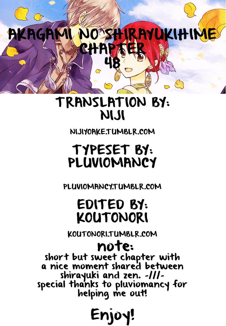 Baca  Akagami no Shirayukihime Chapter 48 Gambar 2