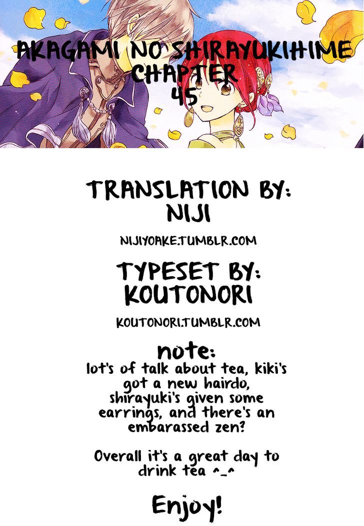 Baca  Akagami no Shirayukihime Chapter 45 Gambar 2