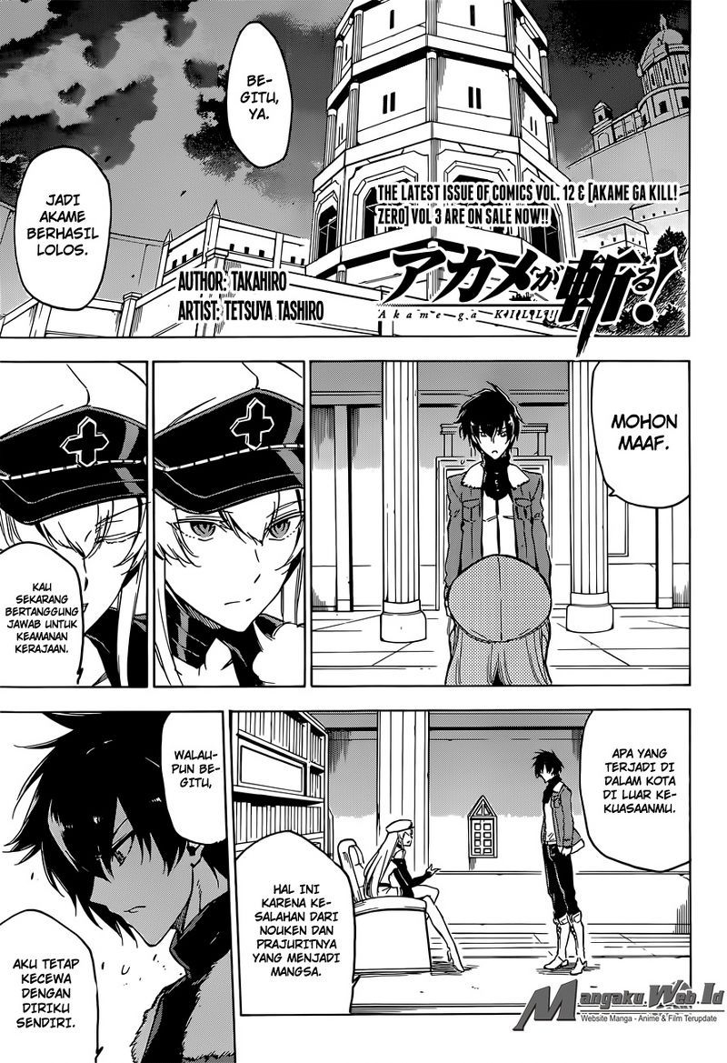 Baca Komik Akame ga Kill! Chapter 63 Gambar 1