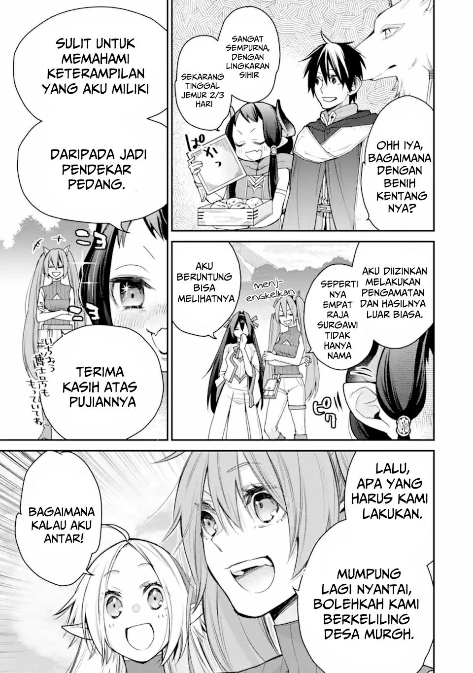 Saikyou no Madoshi. Hisa ni Ya wo Ukete Shimatta no de Inaka no Eihei ni Naru Chapter 26.1 Gambar 10