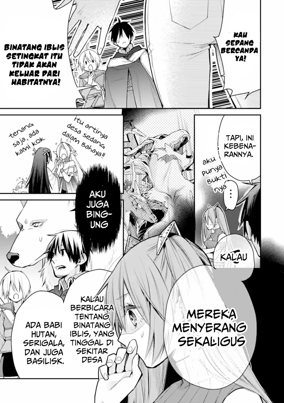 Saikyou no Madoshi. Hisa ni Ya wo Ukete Shimatta no de Inaka no Eihei ni Naru Chapter 26.1 Gambar 14