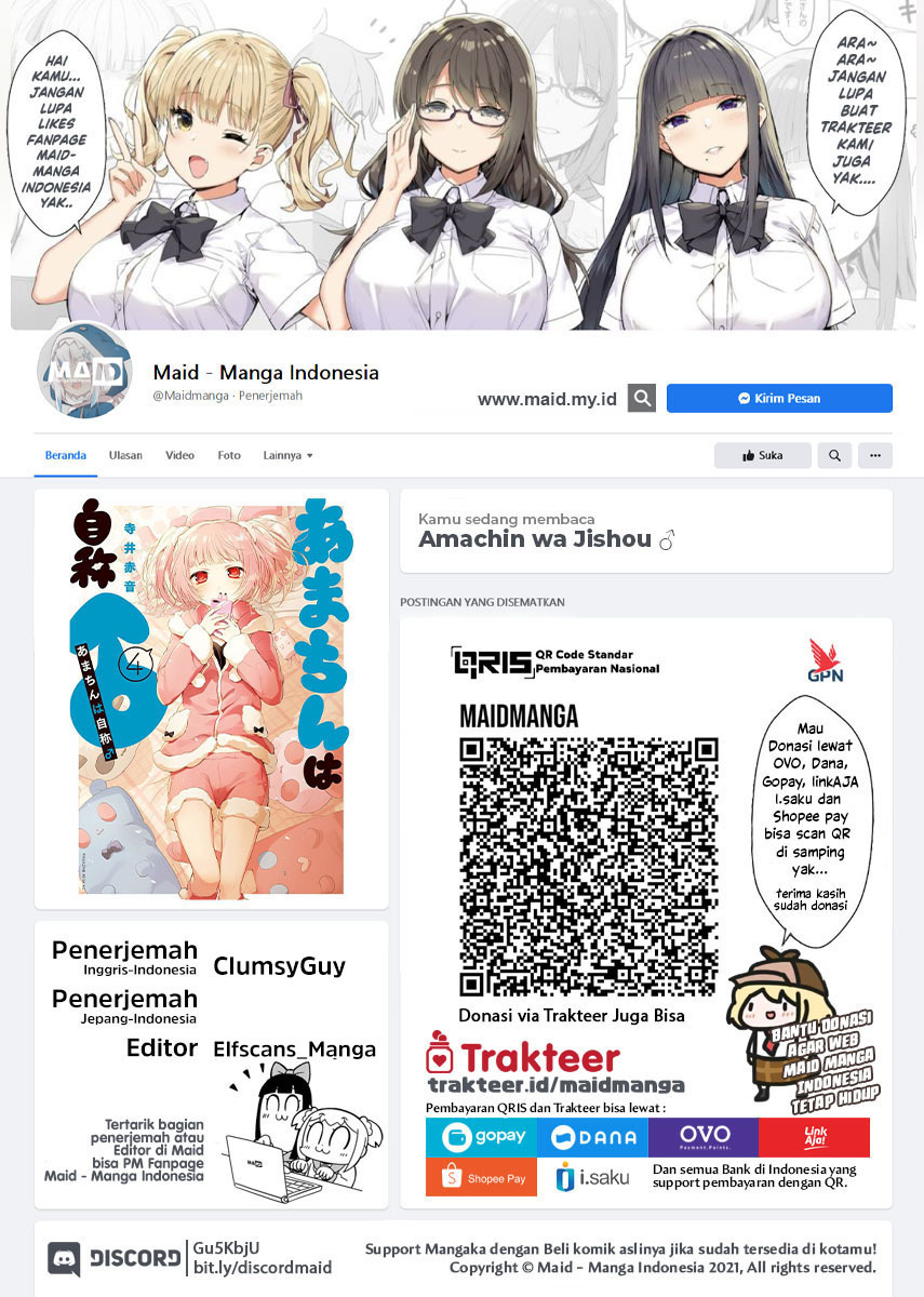 Baca  Amachin wa Jishou ♂ Chapter 18 Gambar 2