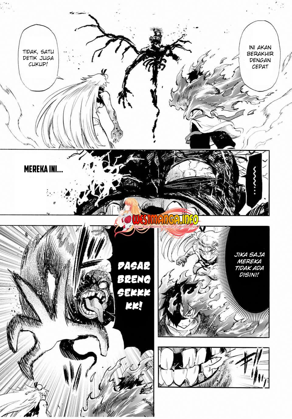 Jigoku no Gouka de Yaka re Tsuzuketa Shounen. Saikyou no Honou Tsukai to Natte Fukkatsu Suru. Chapter 99 Gambar 7