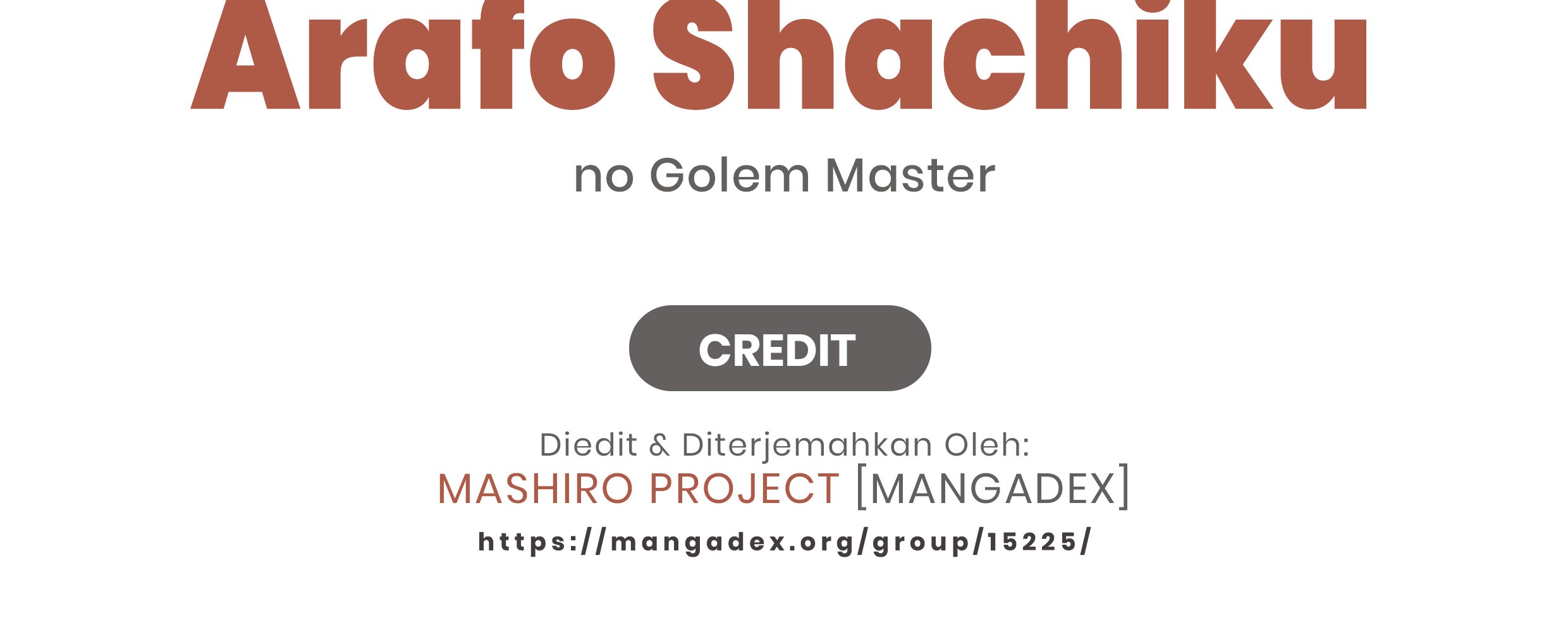 Baca  Arafoo Shachiku no Golem Master Chapter 1 Gambar 2
