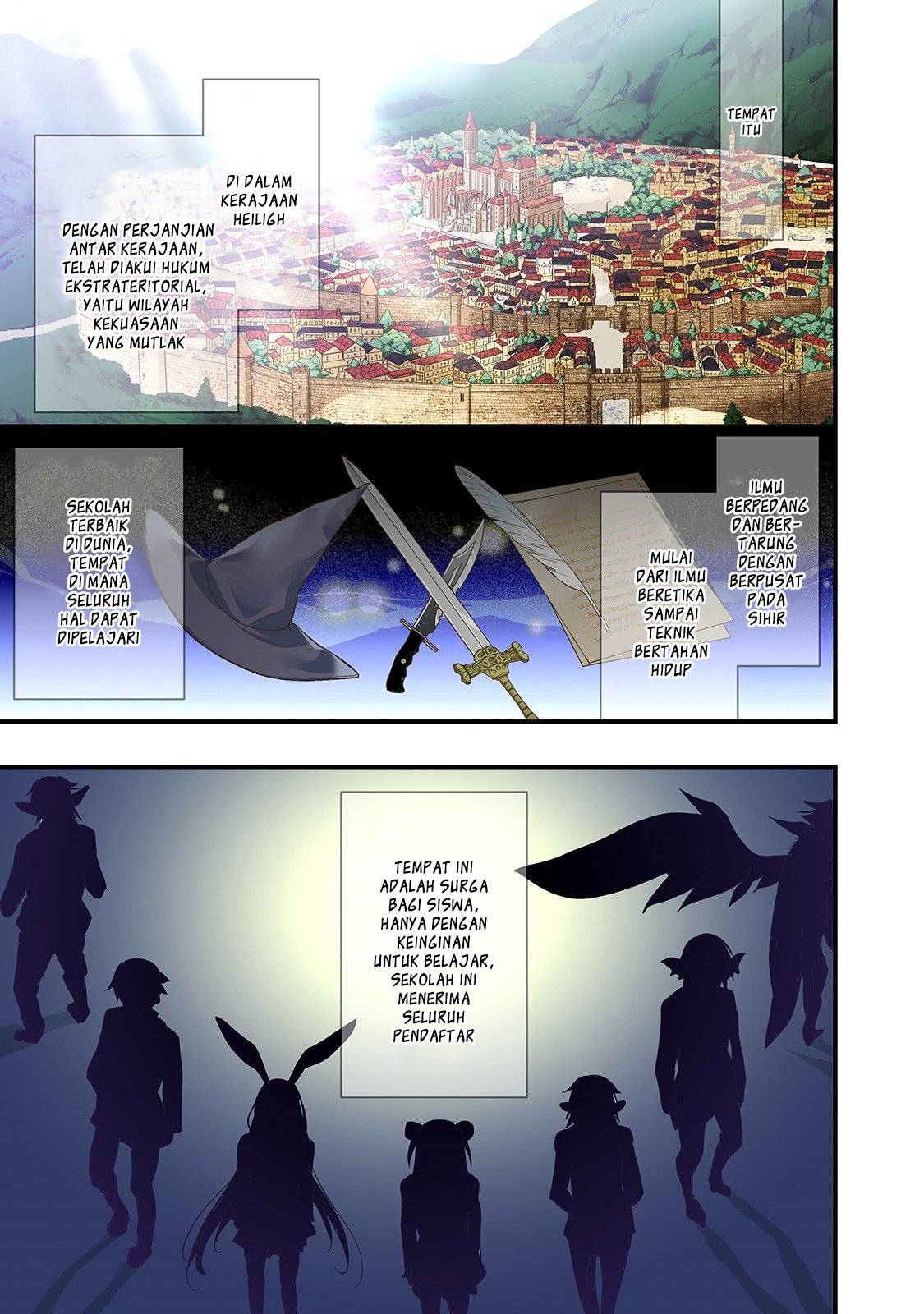 Baca Komik Arifureta Gakuen de Sekai Saikyou Chapter 1 Gambar 1