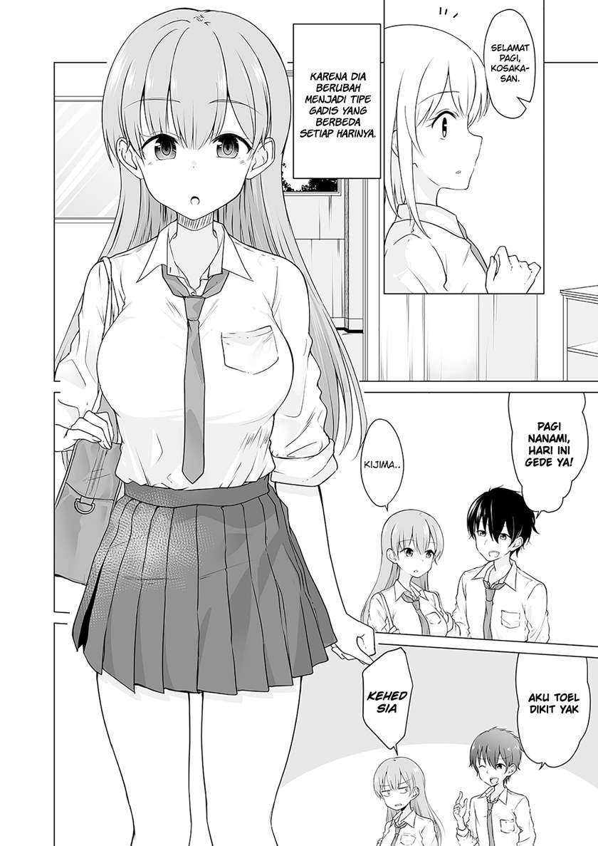 Baca Asa Okiru to Random de Ironna Type Onnanoko ni Natchau Otokonoko no Hanashi Chapter 1 Gambar 2