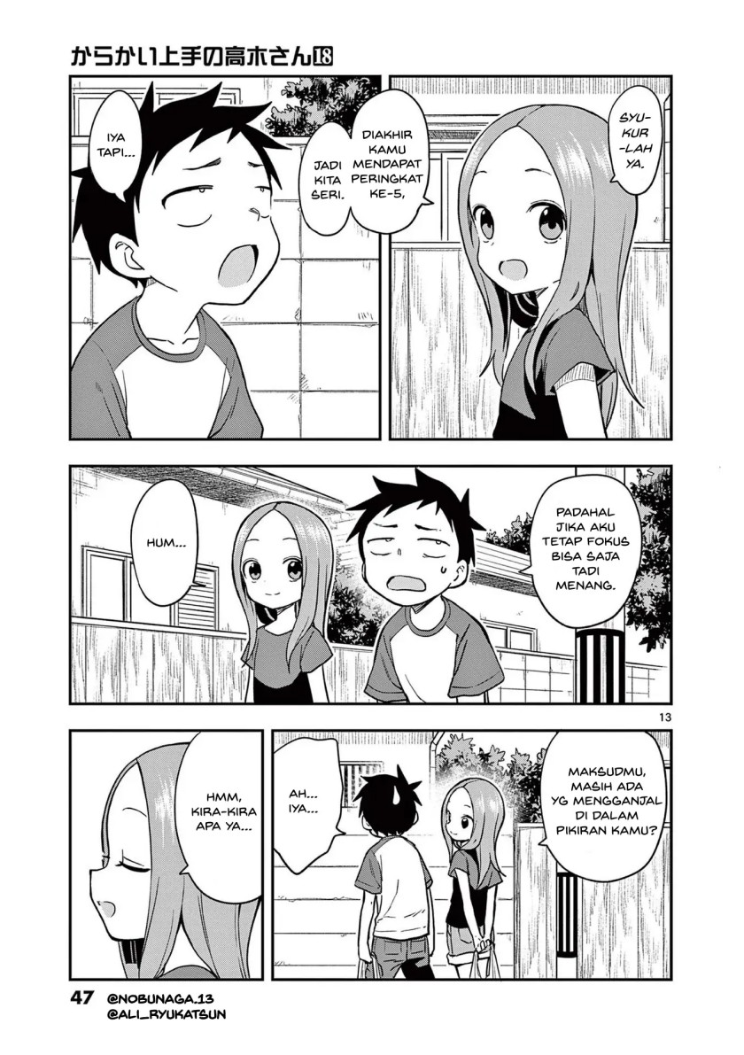 Karakai Jouzu no Takagi-san Chapter 154 Gambar 14