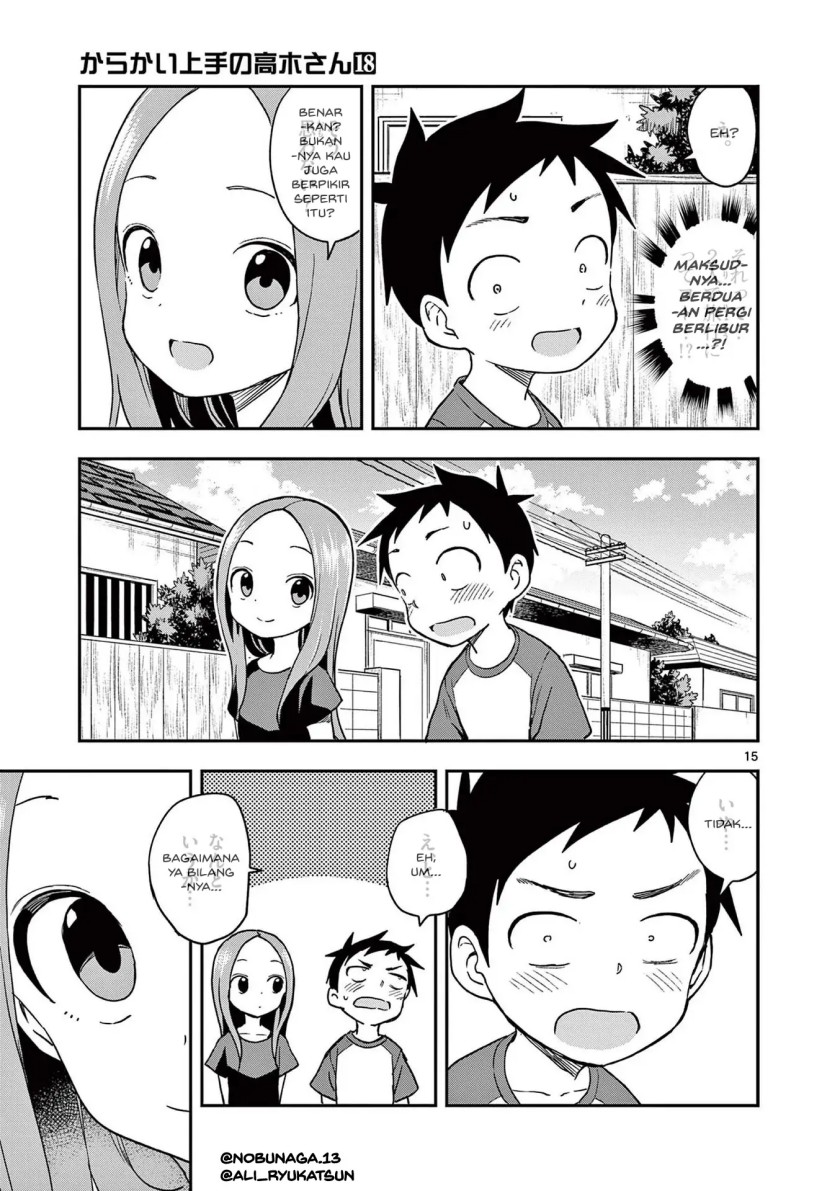Karakai Jouzu no Takagi-san Chapter 154 Gambar 16
