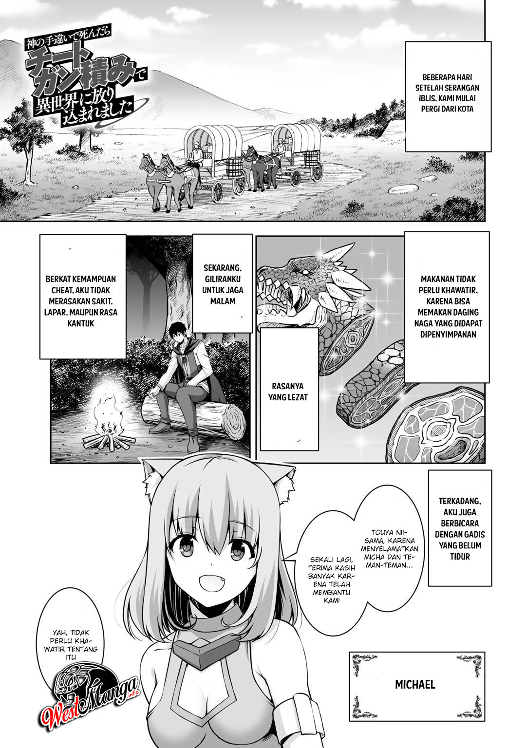 Baca  Kami No Techigai de Shindara Zumi de Isekai ni Hourikomare Mashita Chapter 04 Gambar 2