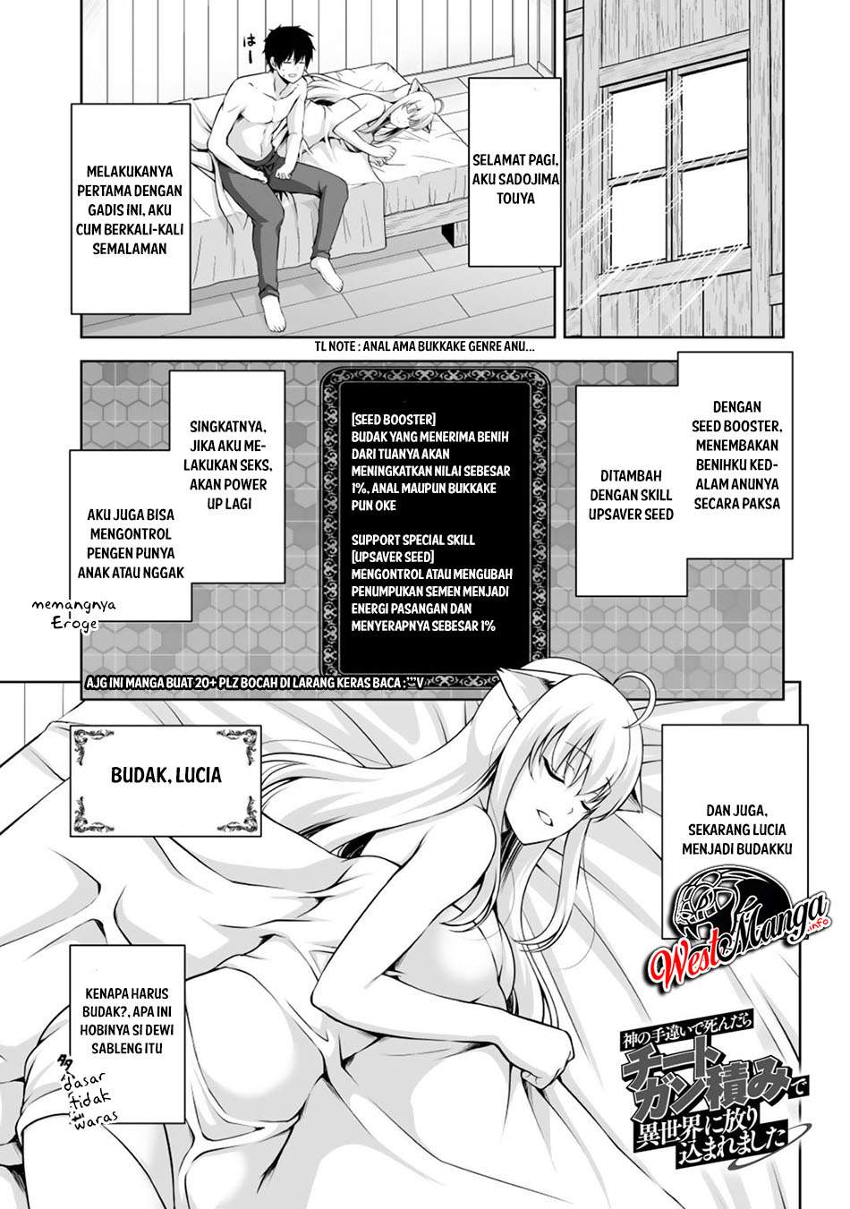 Baca  Kami No Techigai de Shindara Zumi de Isekai ni Hourikomare Mashita Chapter 03 Gambar 2