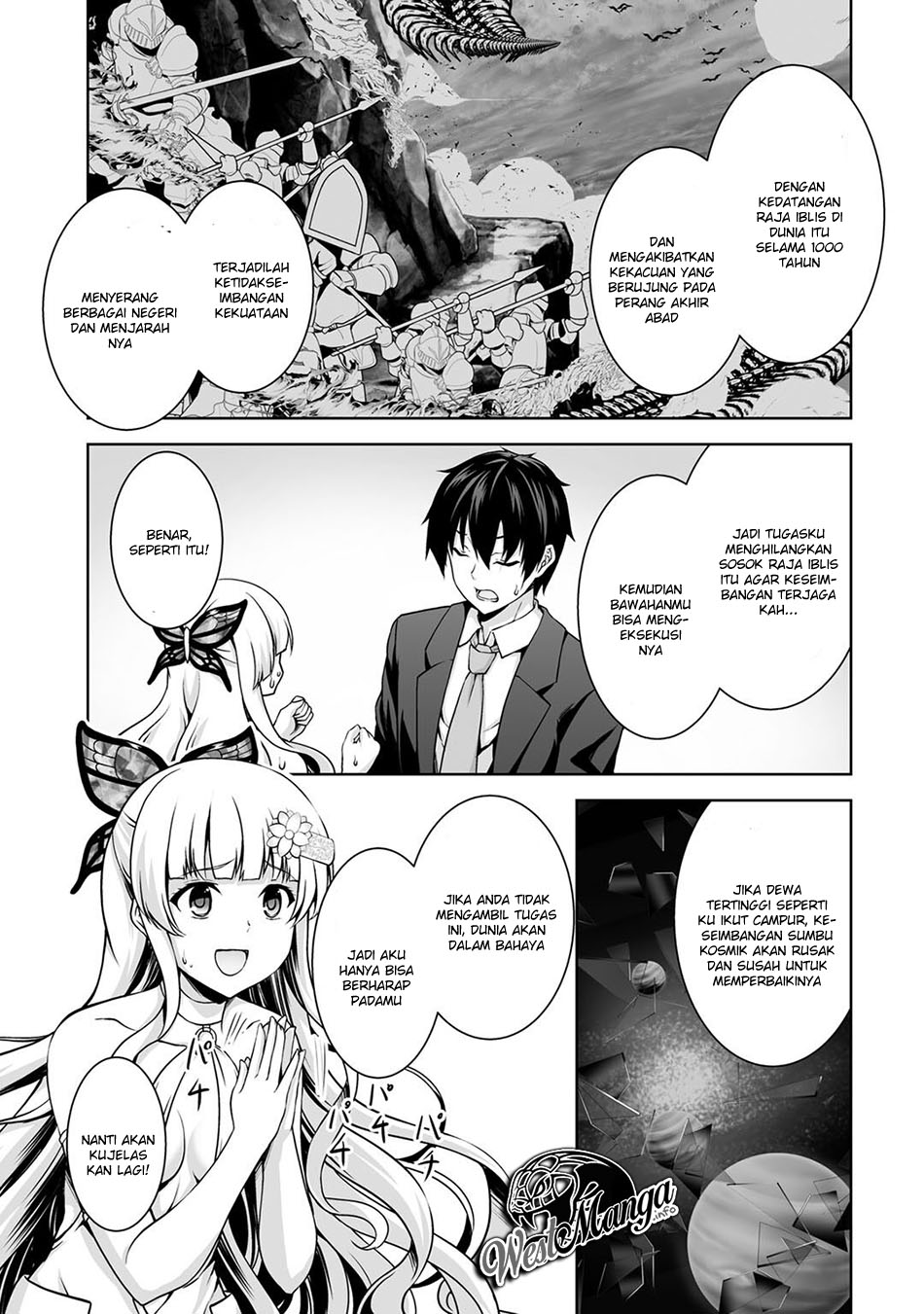 Kami No Techigai de Shindara Zumi de Isekai ni Hourikomare Mashita Chapter 01 Gambar 16