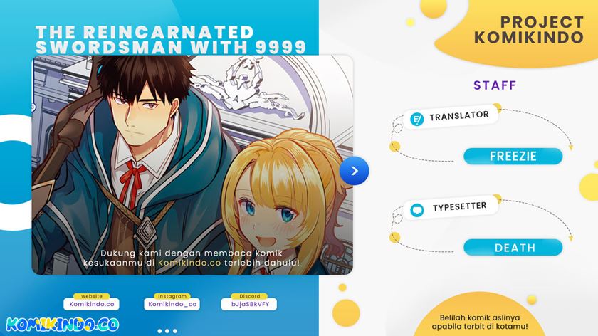 Baca Komik The Reincarnated Swordsman With 9999 Strength Wants to Become a Magician! Chapter 04 Gambar 1