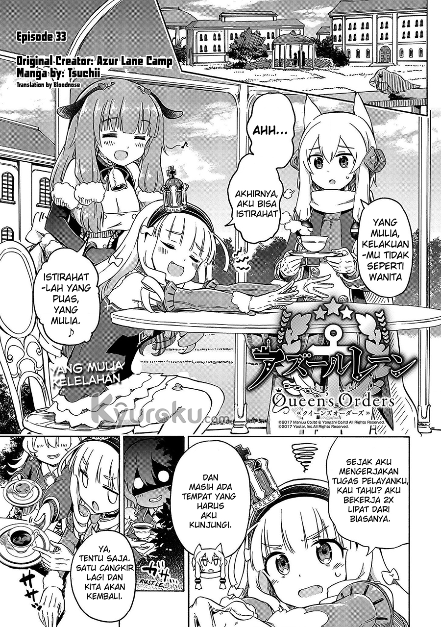 Baca Komik Azur Lane Queen's Orders Chapter 33 Gambar 1