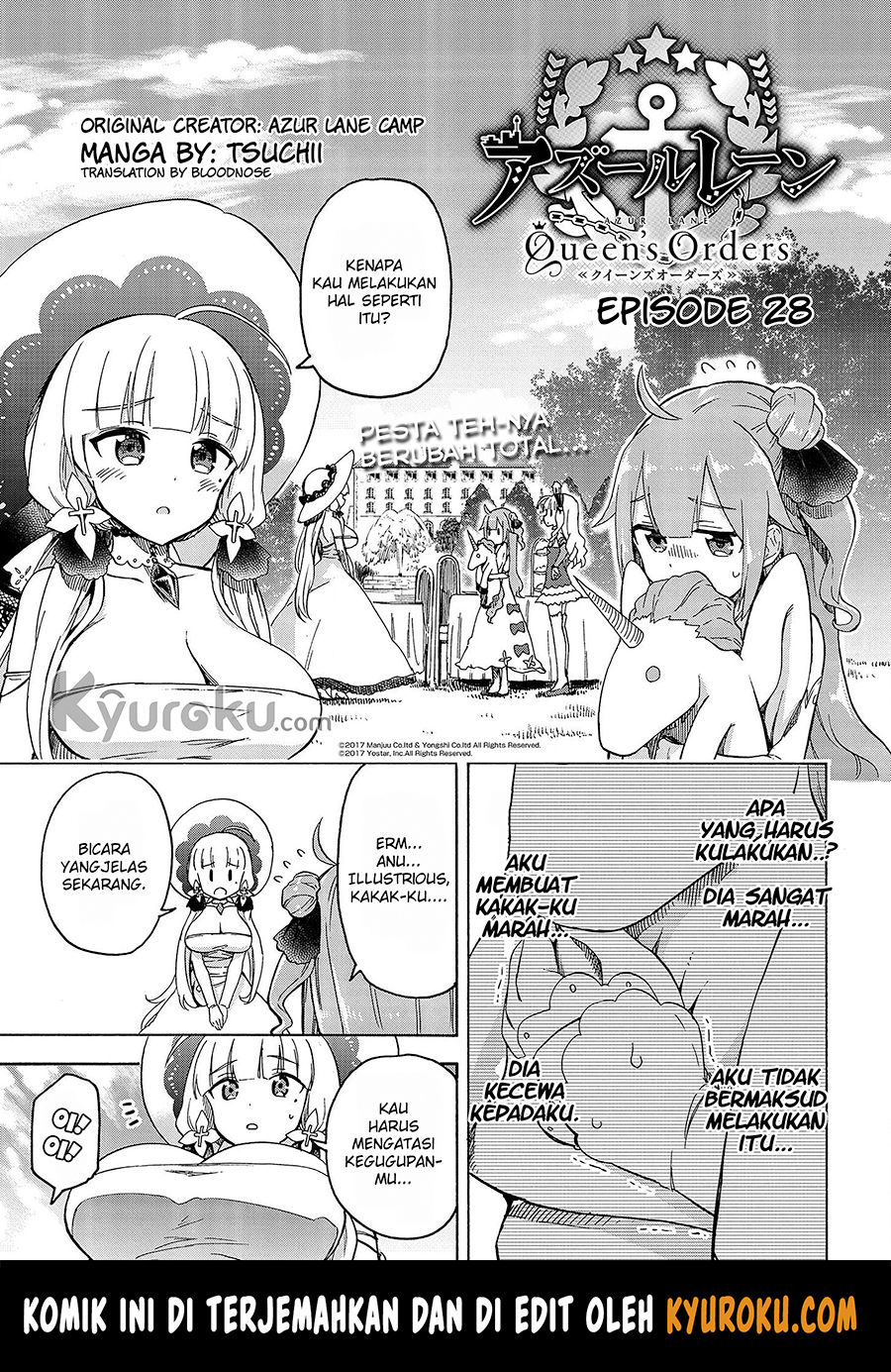 Baca Komik Azur Lane Queen's Orders Chapter 28 Gambar 1