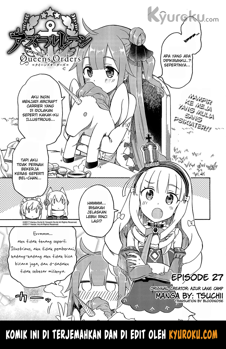 Baca Komik Azur Lane Queen's Orders Chapter 27 Gambar 1