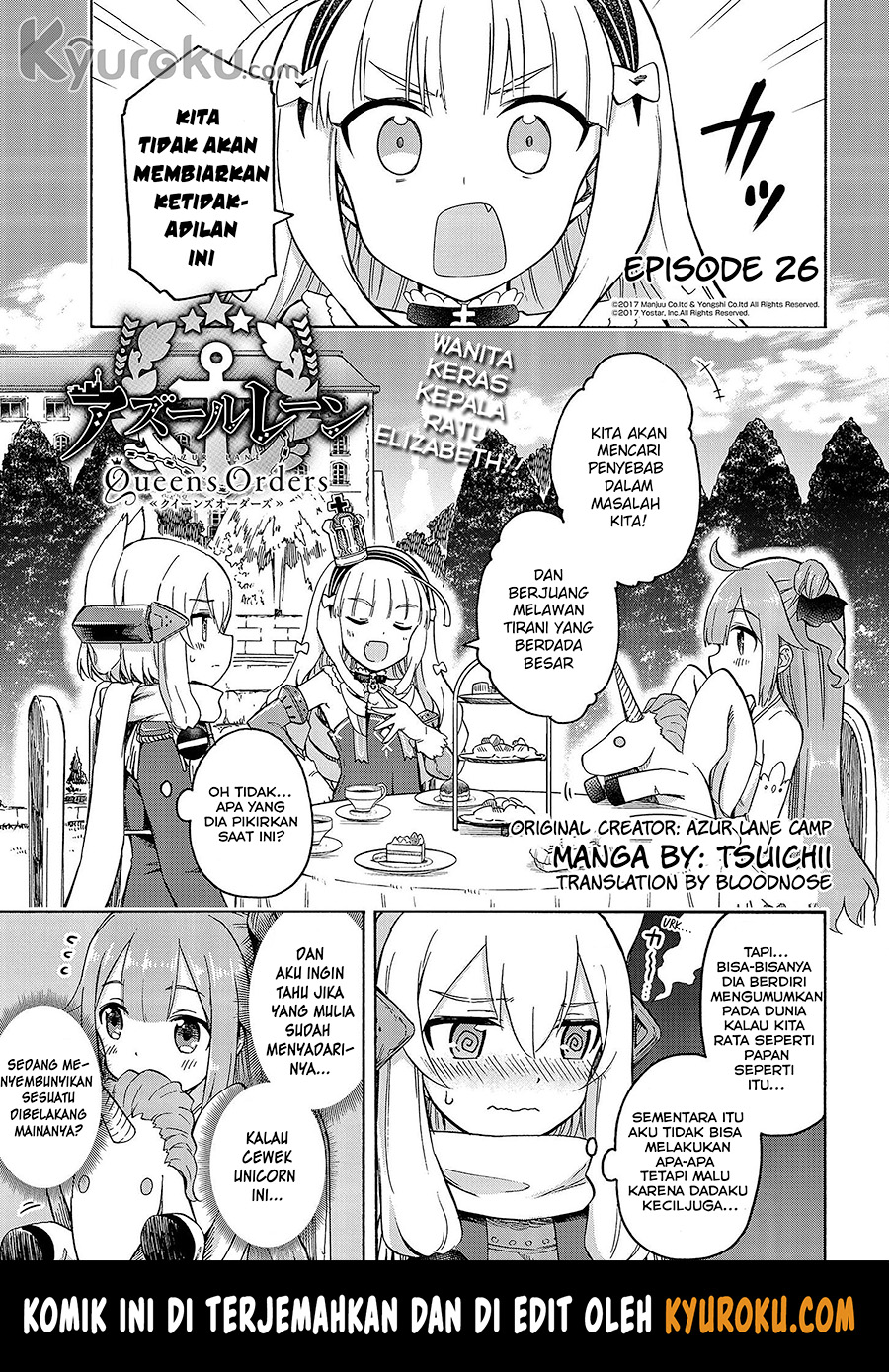 Baca Komik Azur Lane Queen's Orders Chapter 26 Gambar 1