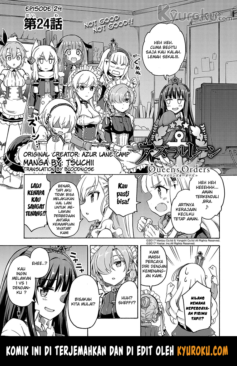 Baca Komik Azur Lane Queen's Orders Chapter 24 Gambar 1