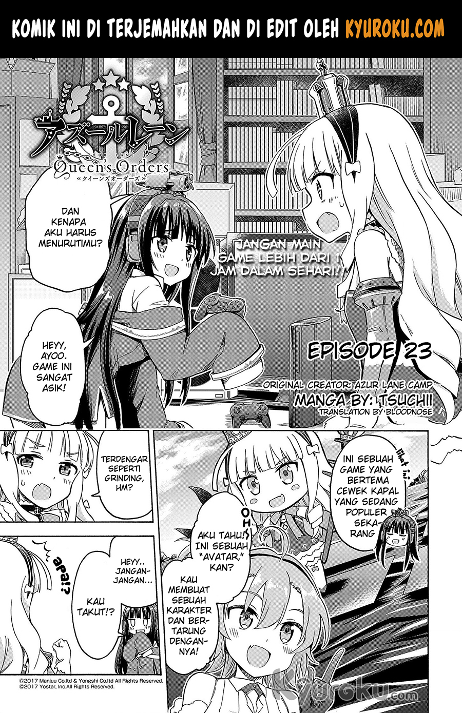 Baca Komik Azur Lane Queen's Orders Chapter 23 Gambar 1