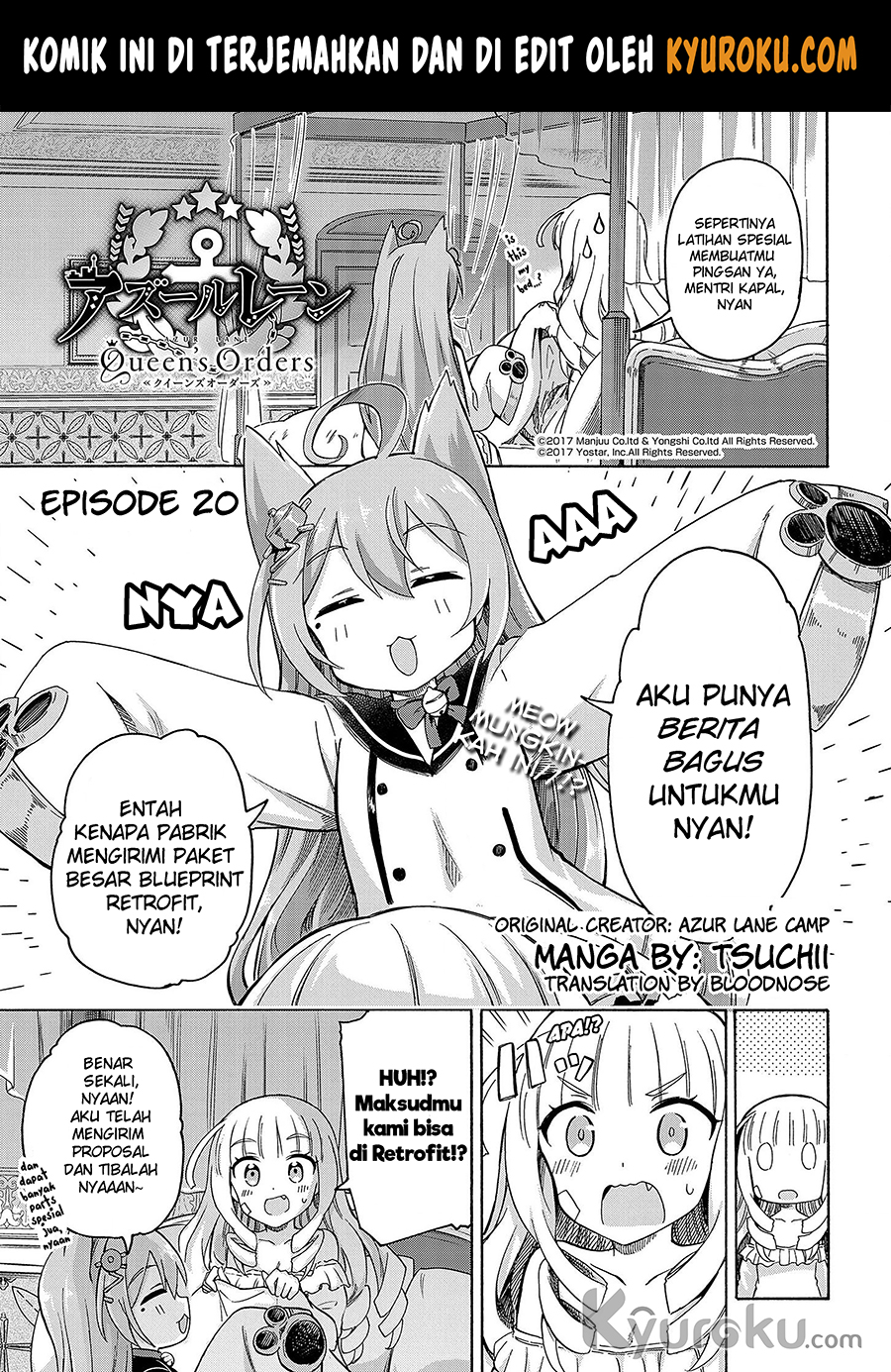 Baca Komik Azur Lane Queen's Orders Chapter 20 Gambar 1