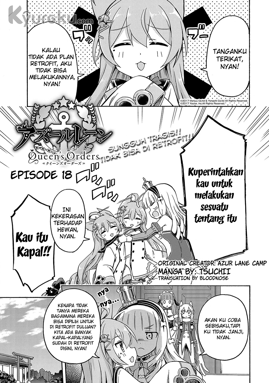 Baca Komik Azur Lane Queen's Orders Chapter 18 Gambar 1