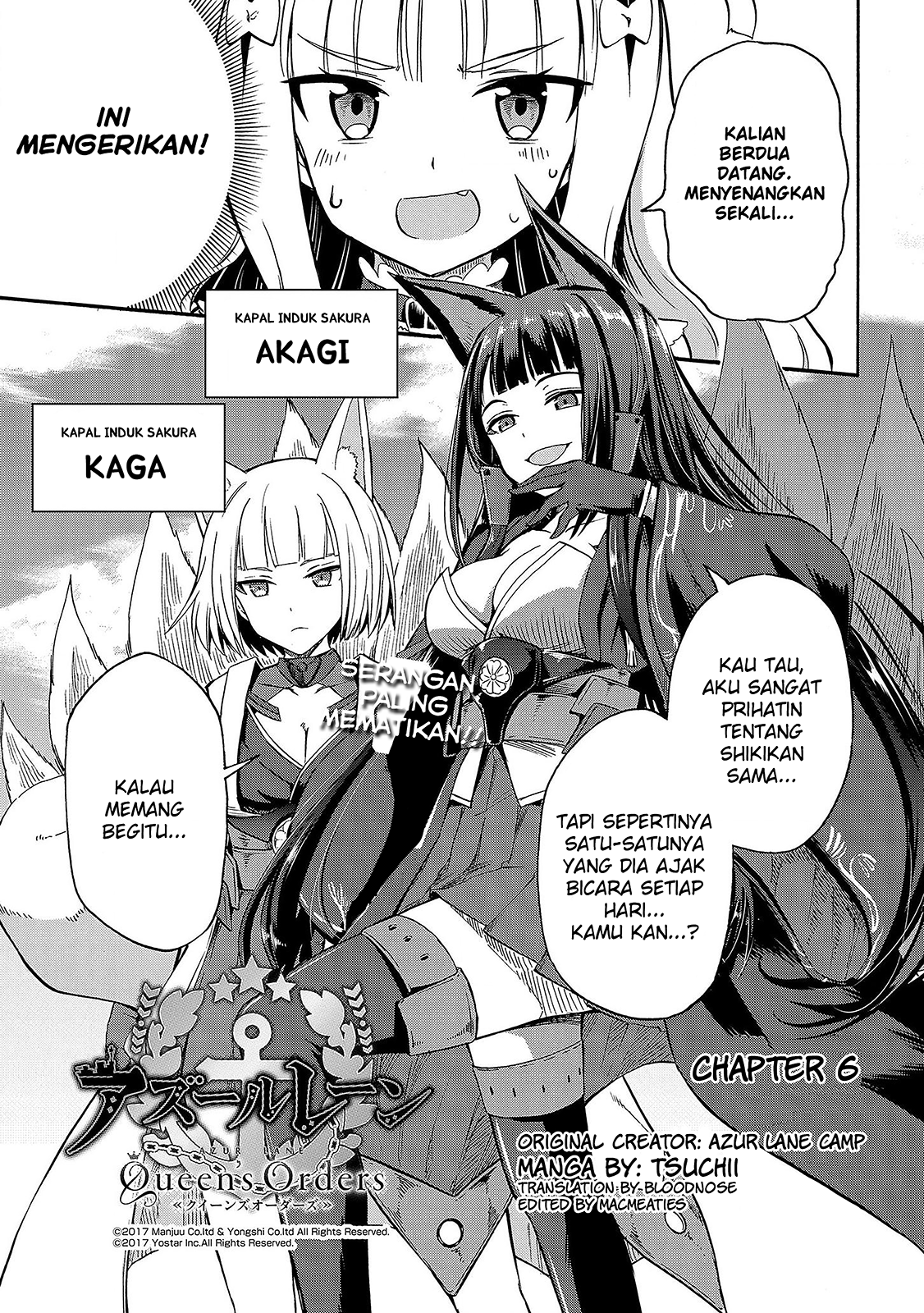 Baca Komik Azur Lane Queen's Orders Chapter 06 Gambar 1