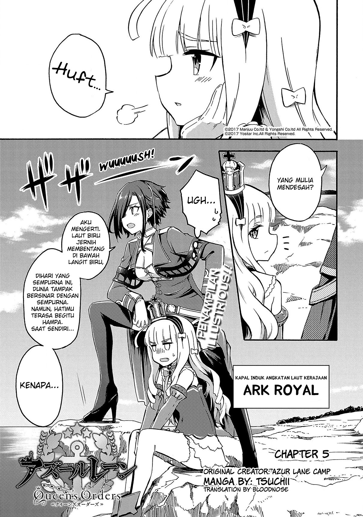 Baca Komik Azur Lane Queen's Orders Chapter 05 Gambar 1