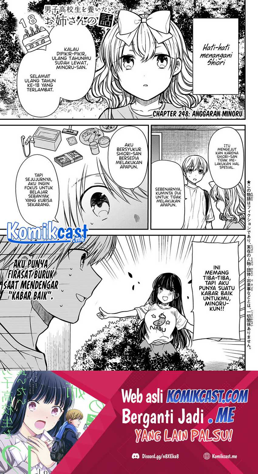 Baca Danshi Koukousei wo Yashinaitai Onee-san no Hanashi Chapter 248 Gambar 2