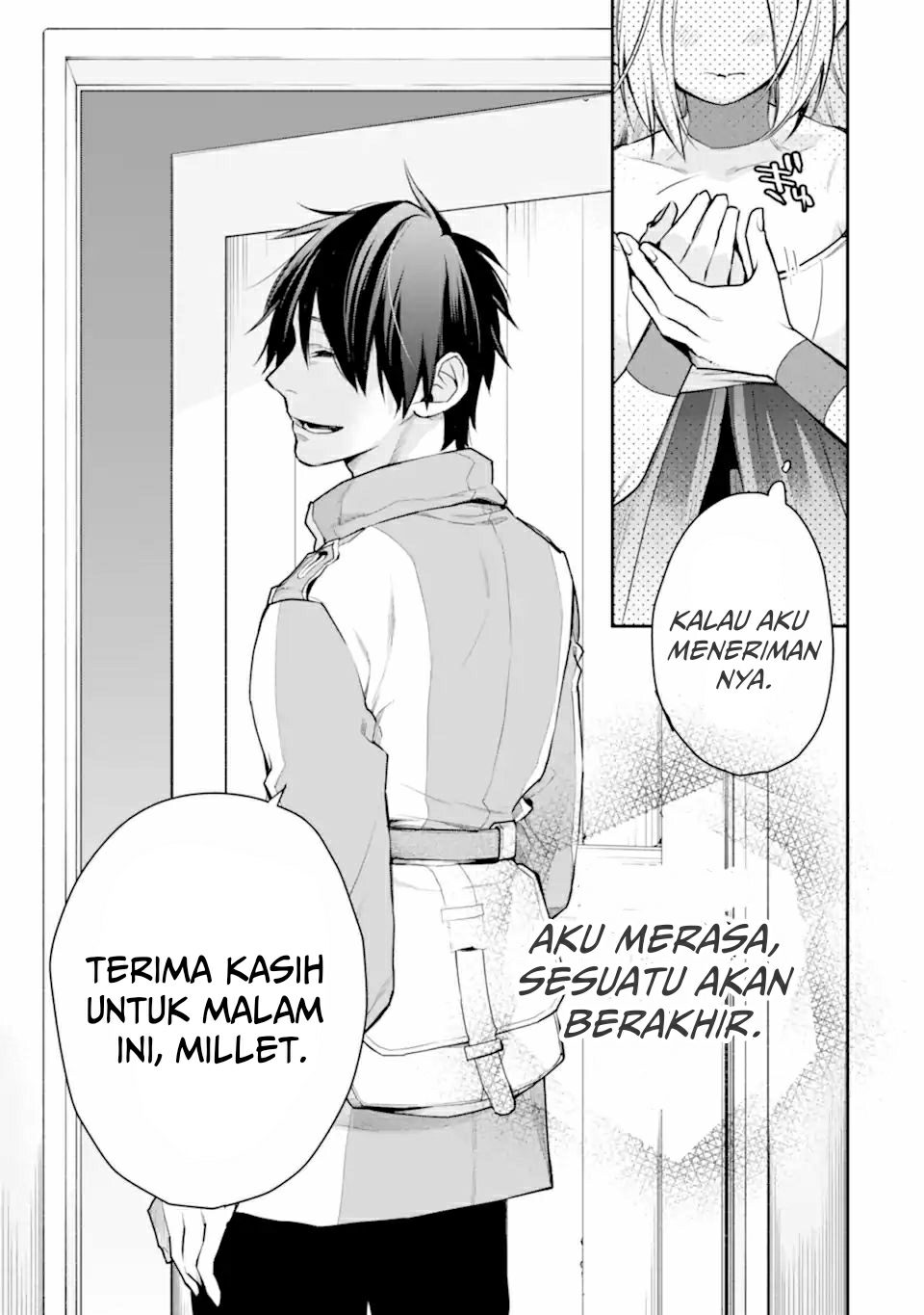 Saikyou no Madoshi. Hisa ni Ya wo Ukete Shimatta no de Inaka no Eihei ni Naru Chapter 26.2 Gambar 17