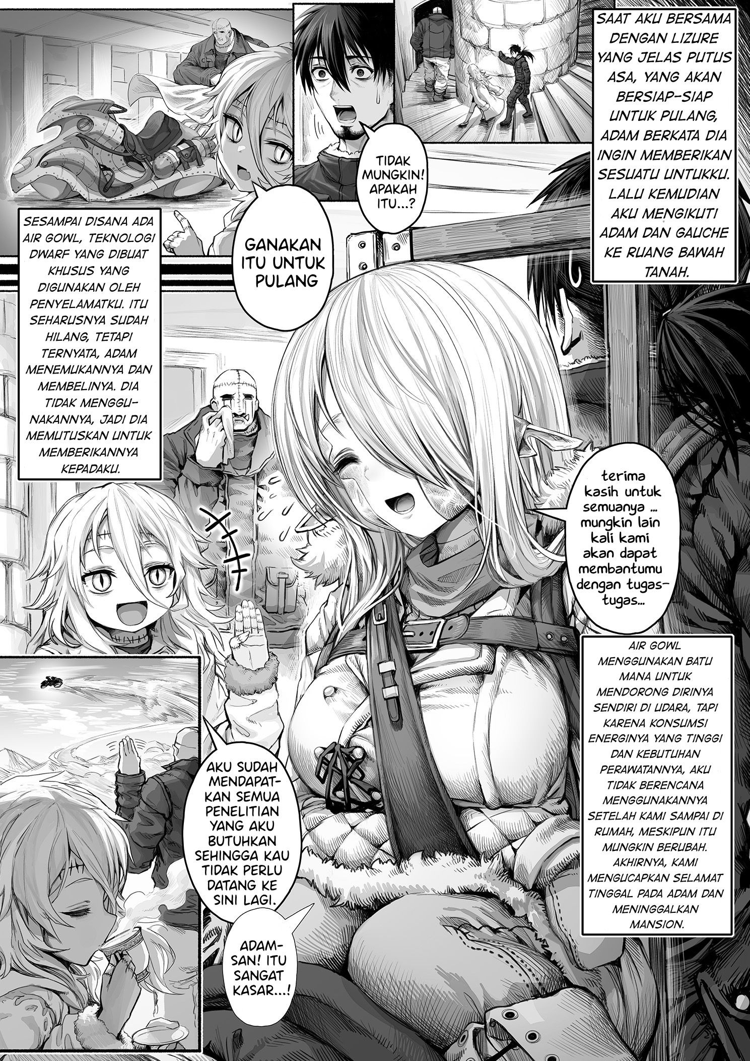Baca Komik Boroboro no Elf-san o shiawaseni suru kusuri uri-san Chapter 40 Gambar 1
