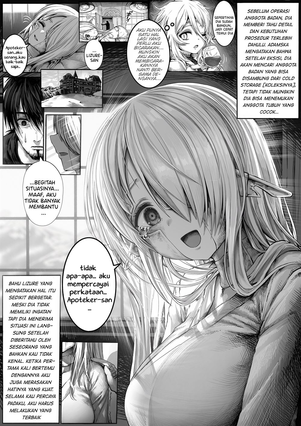 Baca Komik Boroboro no Elf-san o shiawaseni suru kusuri uri-san Chapter 35 Gambar 1