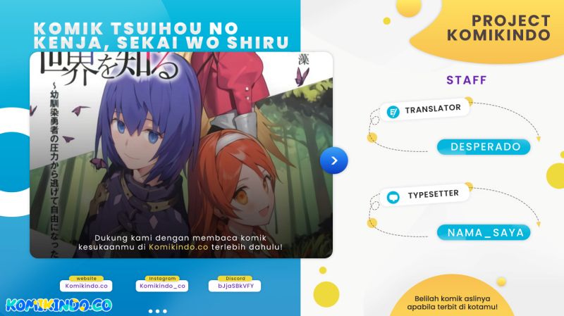 Baca Komik Tsuihou no Kenja, Sekai wo Shiru ~Osanajimi Yuusha no Atsuryoku kara Nigete Jiyuu ni Natta Ore Chapter 23 Gambar 1