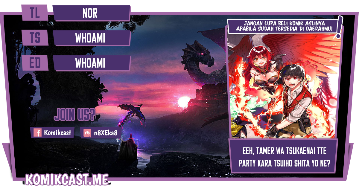 Baca Komik Eeh, Tamer wa Tsukaenai tte Party kara Tsuiho Shita yo ne? Chapter 07 Gambar 1
