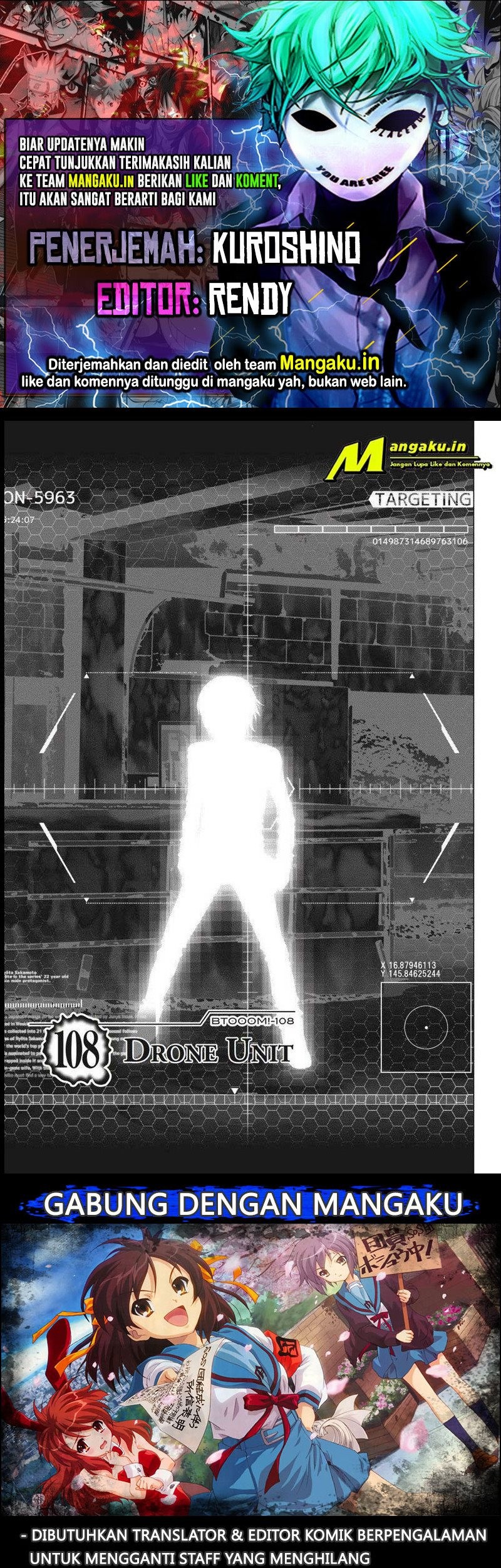 Baca Komik Btooom! Chapter 108.1 Gambar 1