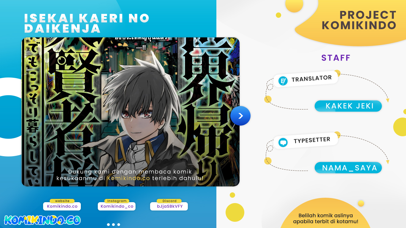 Baca Komik Isekai Kaeri no Daikenja-sama wa Sore Demo Kossori Kurashite Iru Tsumori desu Chapter 14 Gambar 1