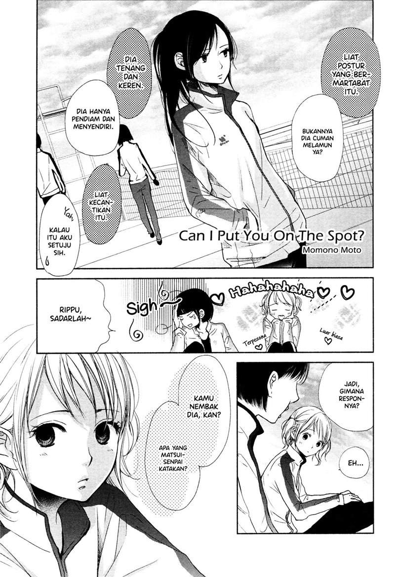 Baca Komik Can I Put You On The Spot? Chapter 00.1 Gambar 1