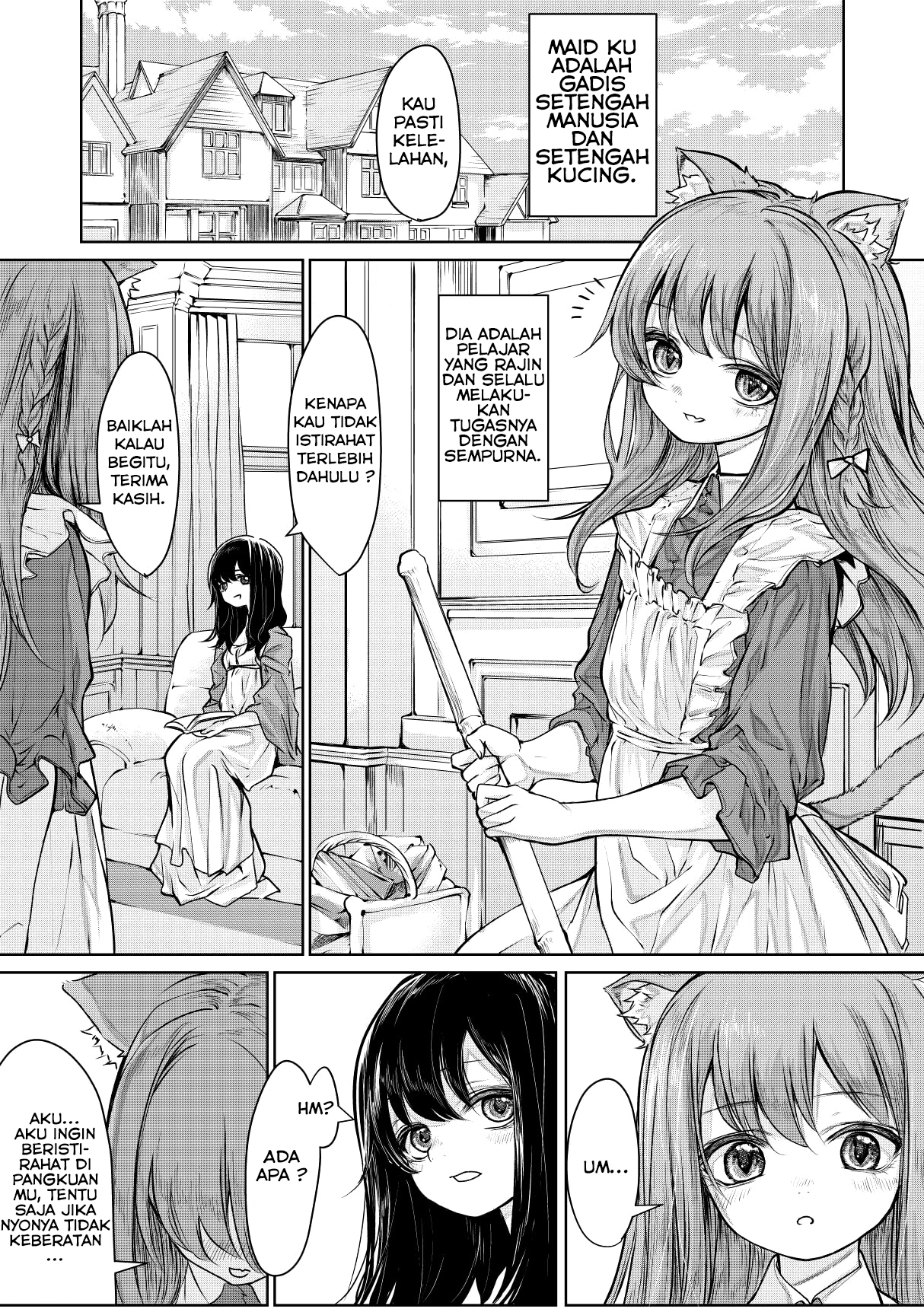 Baca Komik Cat Maid and Mistress Chapter 3 Gambar 1