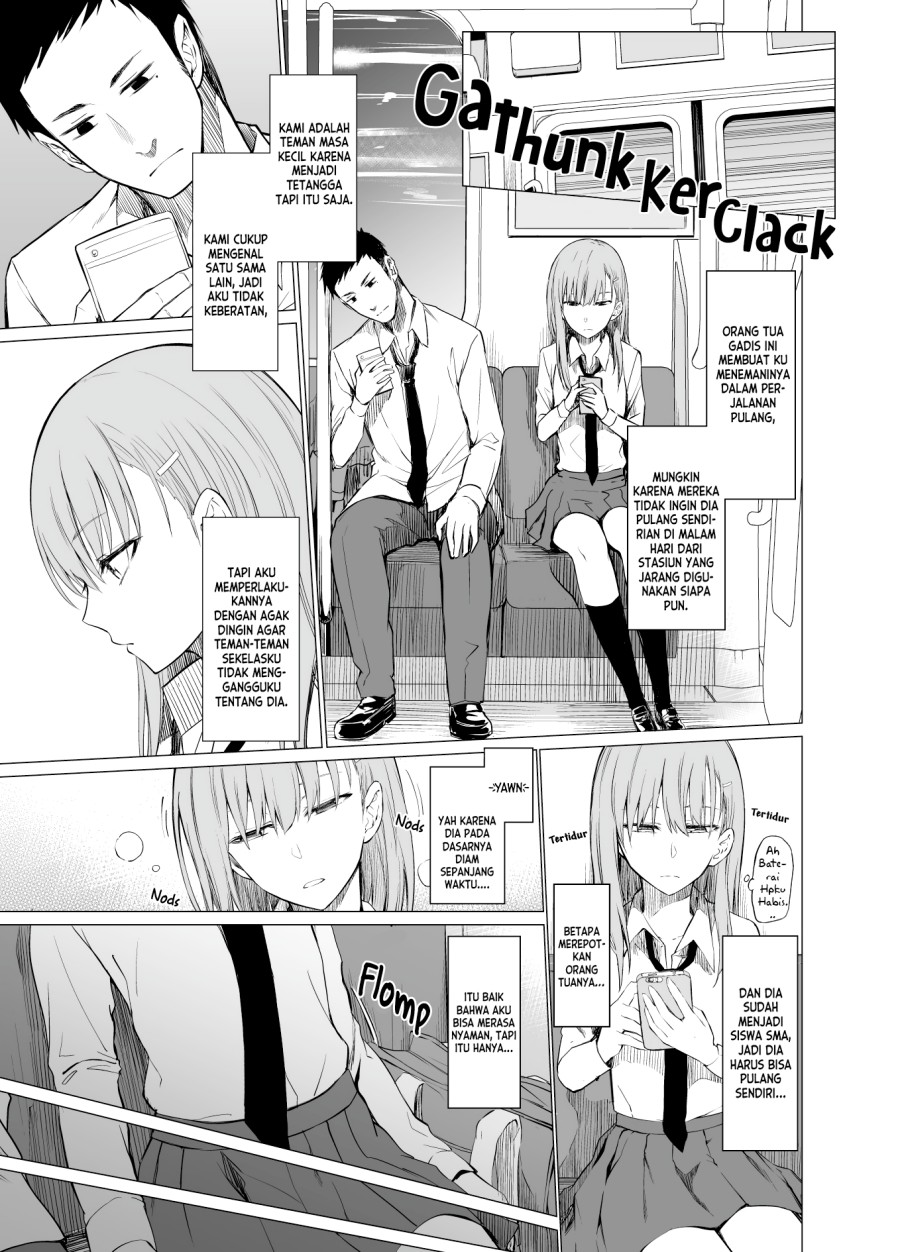 Baca Komik Childhood Friends Commuting to School by Train Chapter 00.1 Gambar 1