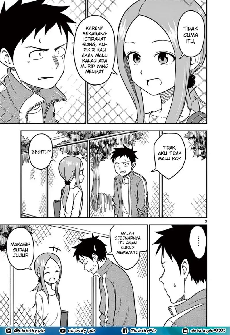 Karakai Jouzu no (Moto) Takagi-san Chapter 136 Gambar 3