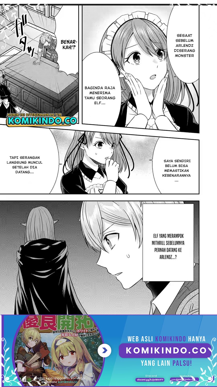 Tensei Ryoushu no Yuuryou Kaitaku: Zensei no Kioku o Ikashite White ni Tsutometara, Yuunou na Jinzai ga Atsumari Sugimashita Chapter 24.1 Gambar 16
