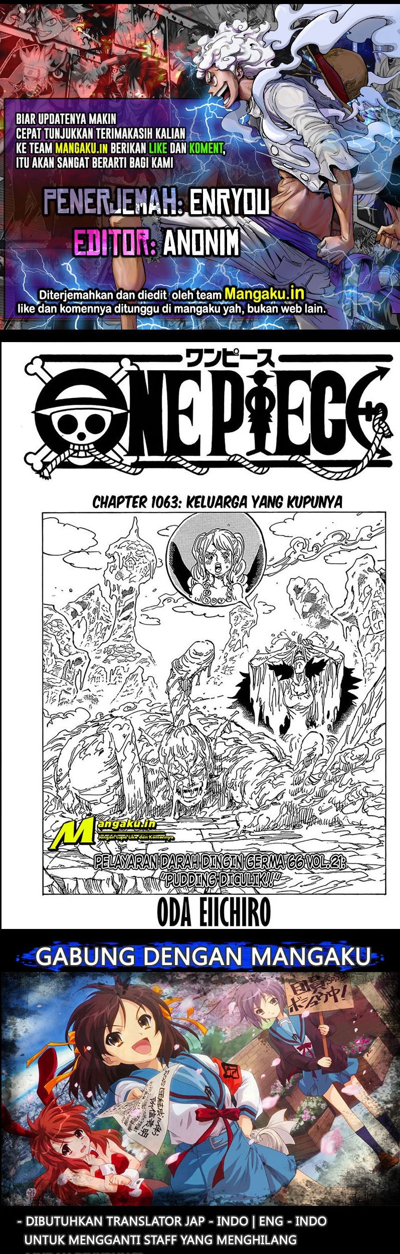 Baca Komik One Piece Chapter 1063 Gambar 1