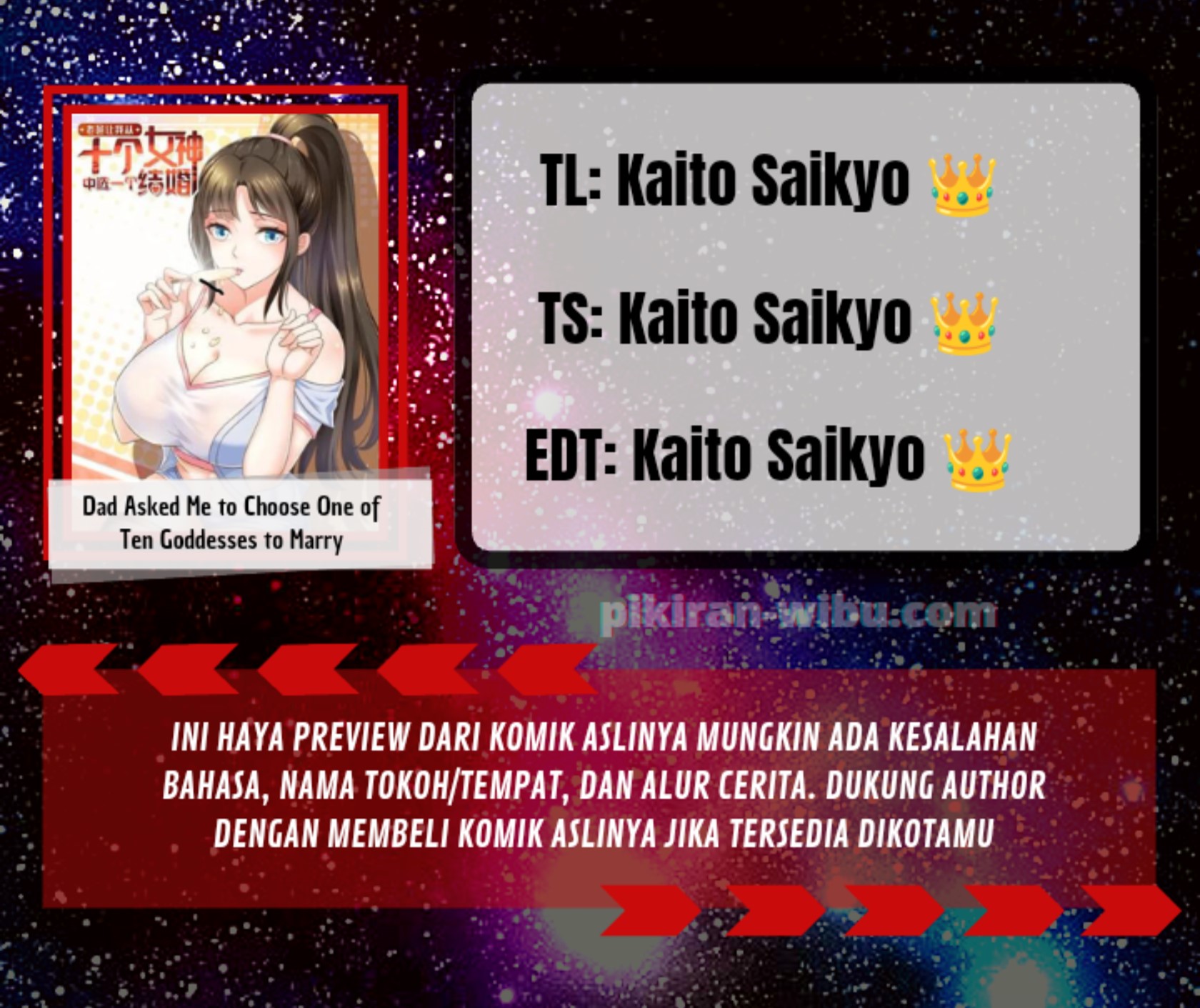 Baca Komik Dad Asked Me to Choose One of Ten Goddesses to Marry Chapter 06 Gambar 1