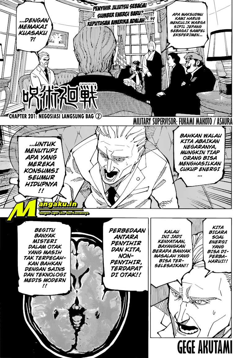Baca Manga Jujutsu Kaisen Chapter 201 Gambar 2