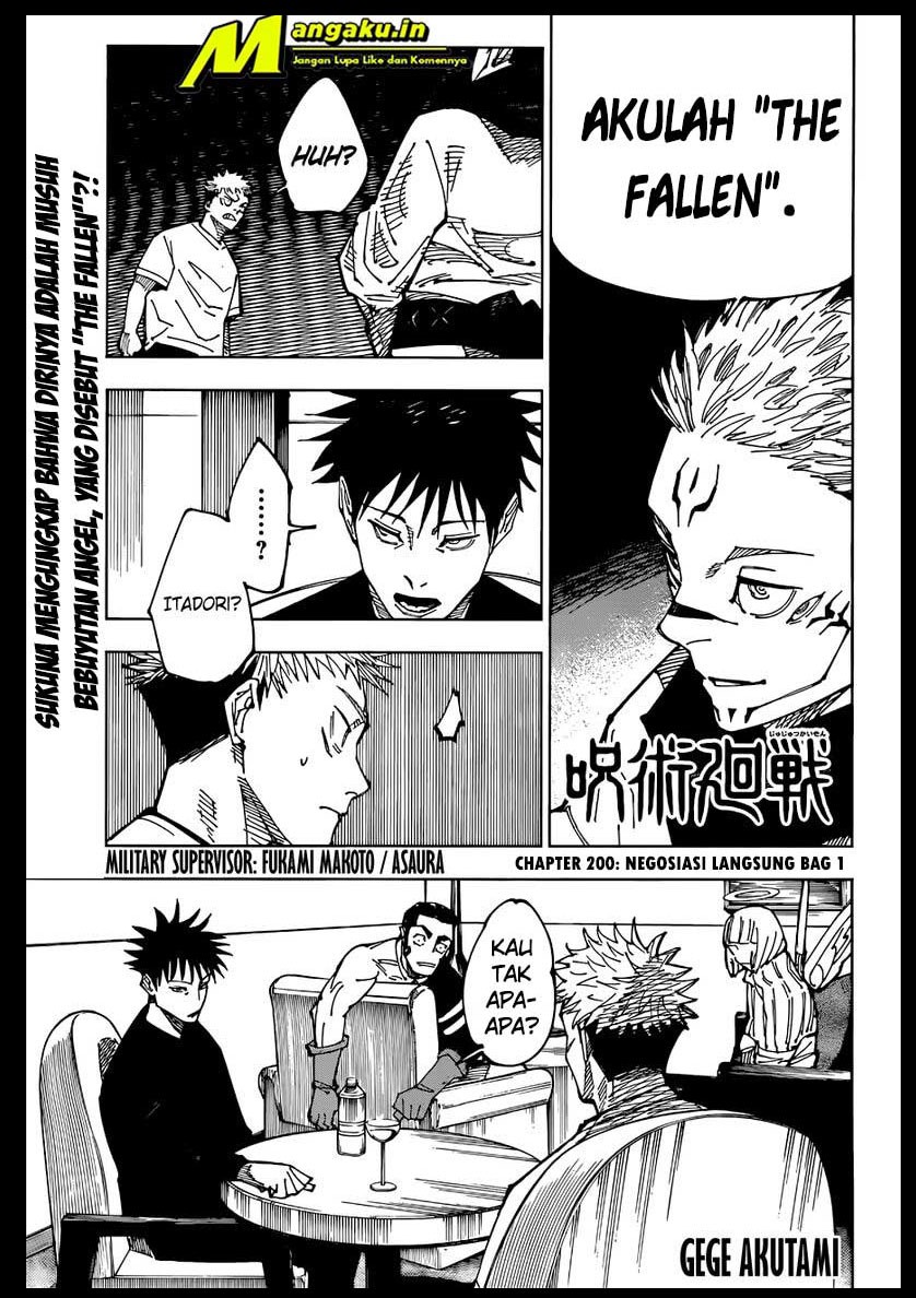 Baca Jujutsu Kaisen Chapter 200 Gambar 2