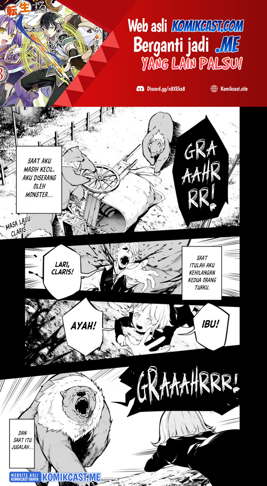 Baca Shijou Saikyou no Mahou Kenshi, F Rank Boukensha ni Tensei Suru Chapter 62 Gambar 2